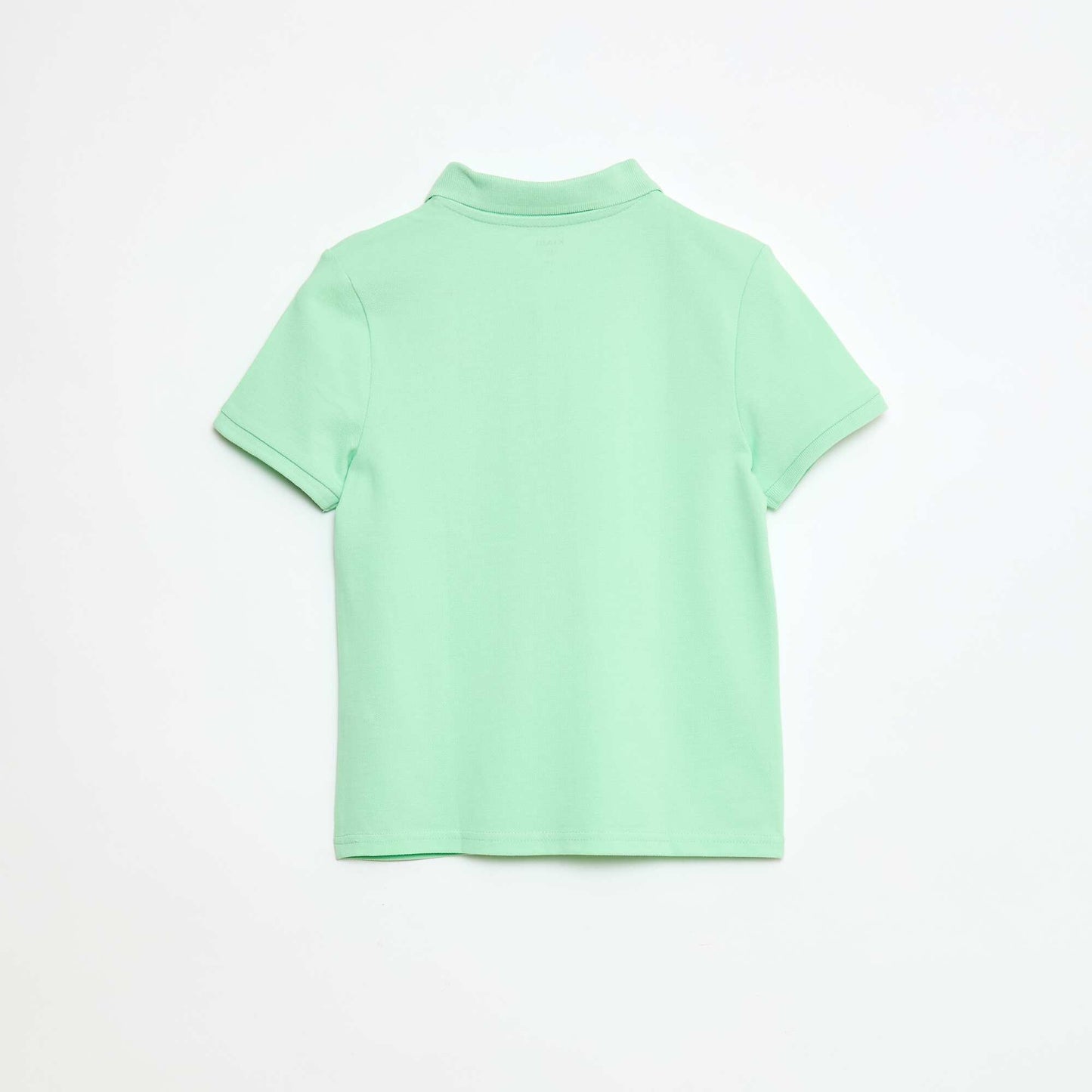 Polo uni en maille piquée VERT