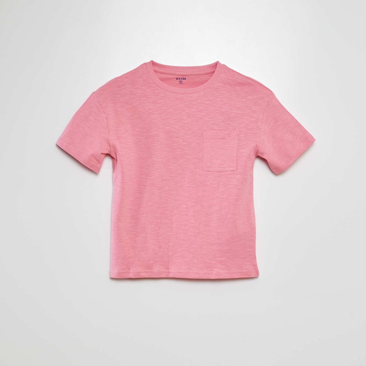 T-shirt oversize uni avec poche ROSE