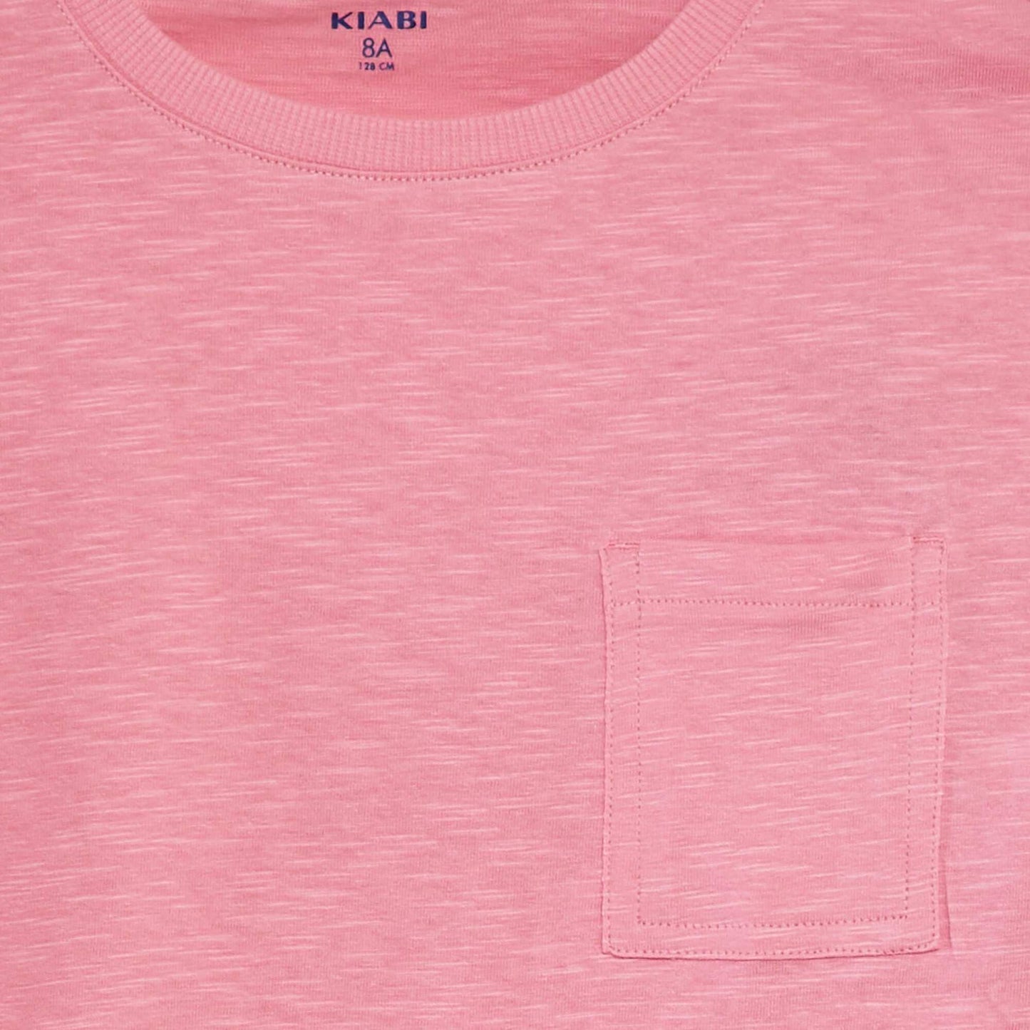T-shirt oversize uni avec poche ROSE