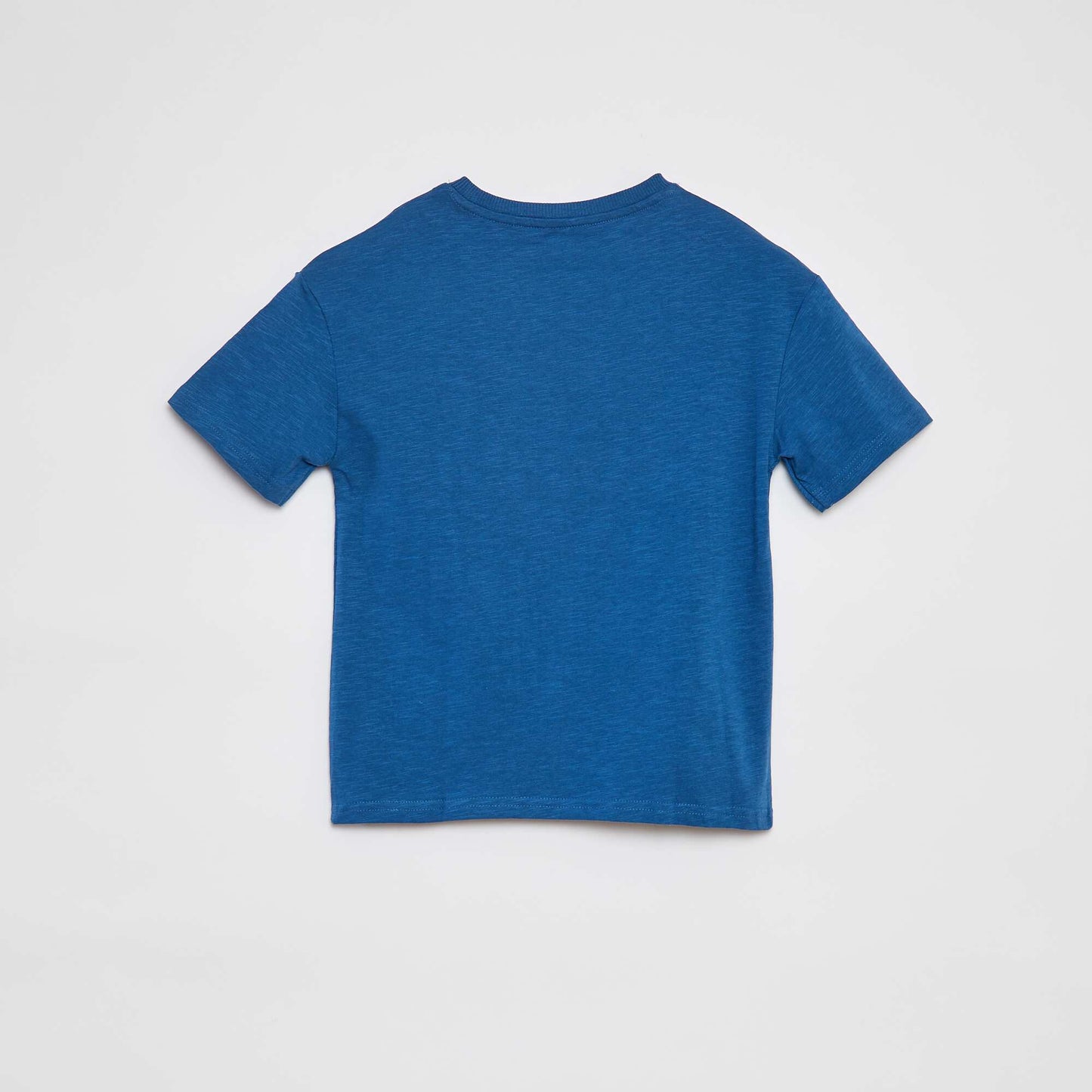 T-shirt oversize uni avec poche BLEU