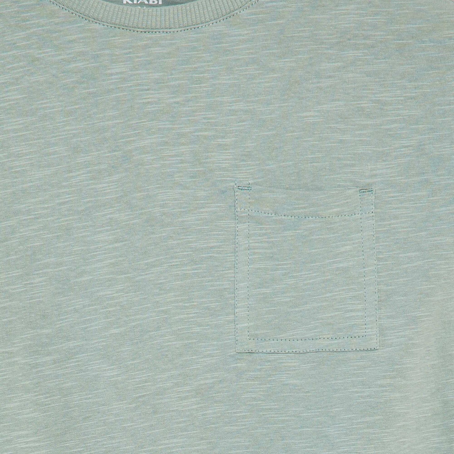 T-shirt oversize uni avec poche VERT