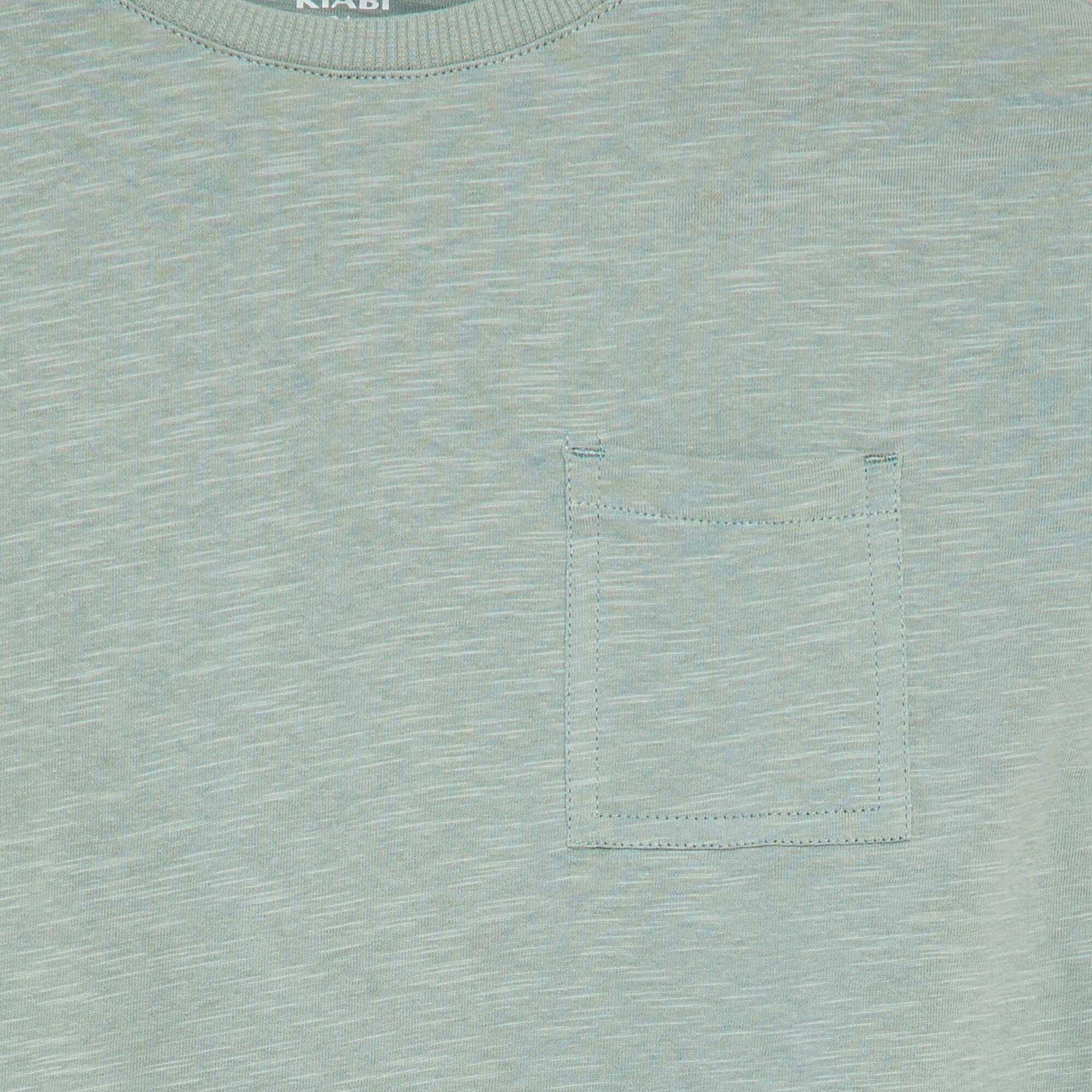 T-shirt oversize uni avec poche VERT
