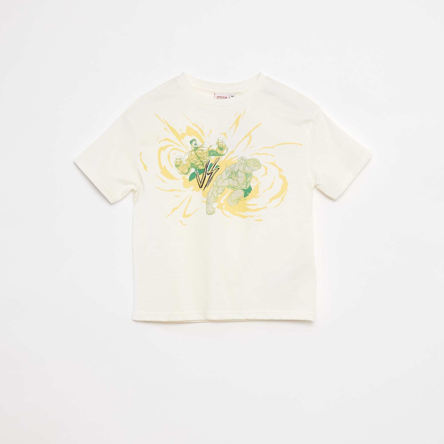 Tee-shirt imprimé 'Hulk' de 'Marvel' BLANC