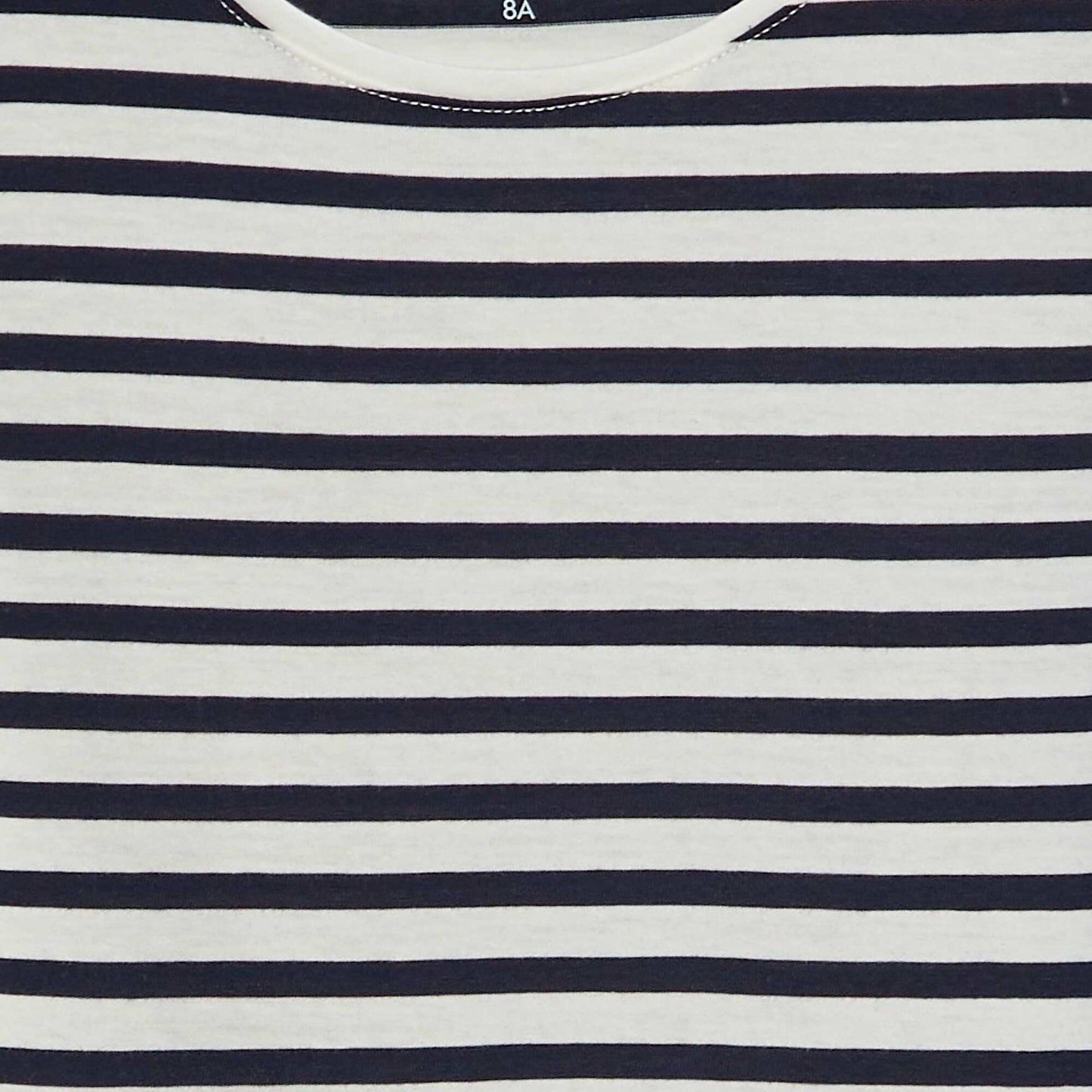 T-shirt à manches courtes rayé BLEU