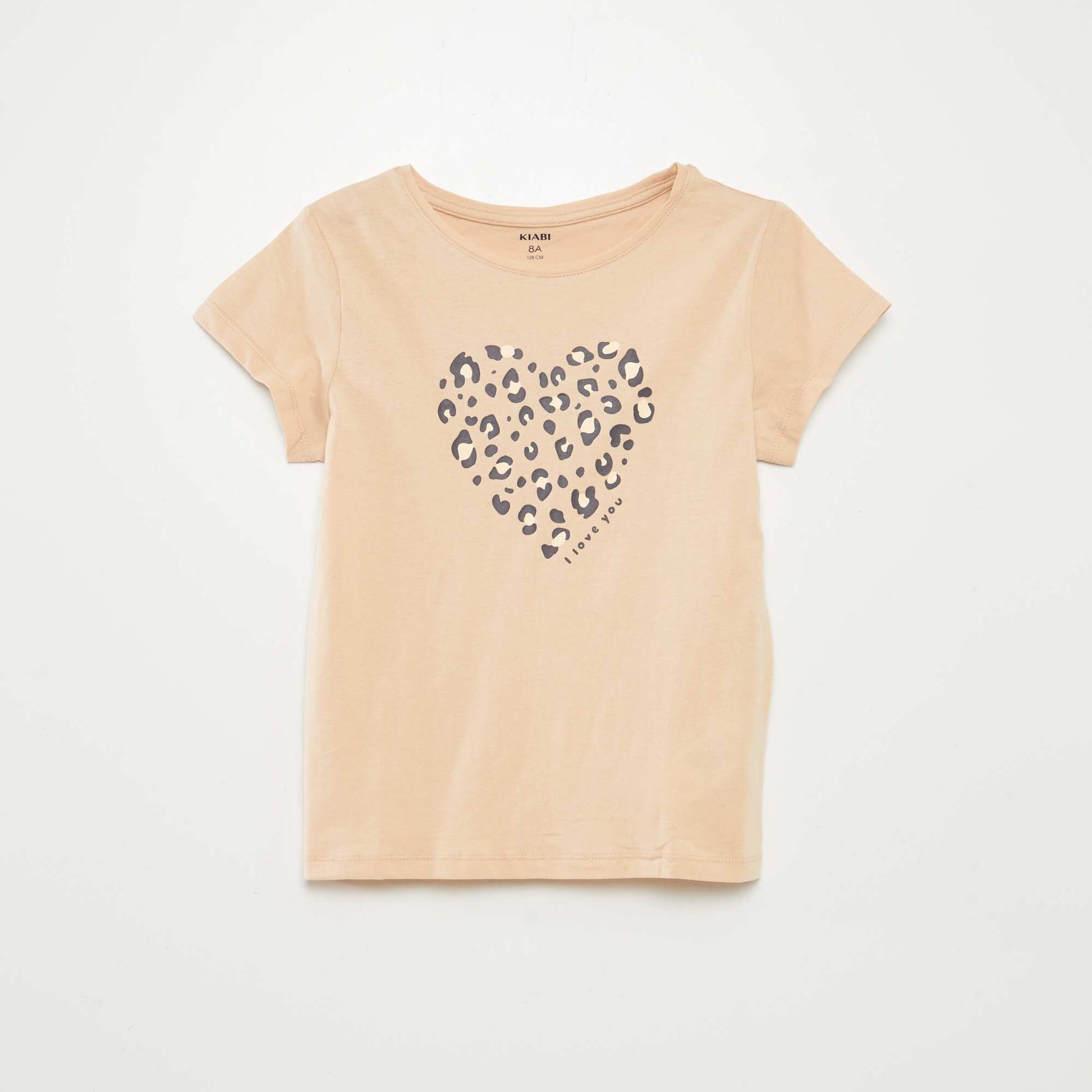Lot de 3 t-shirts manches courtes BEIGE