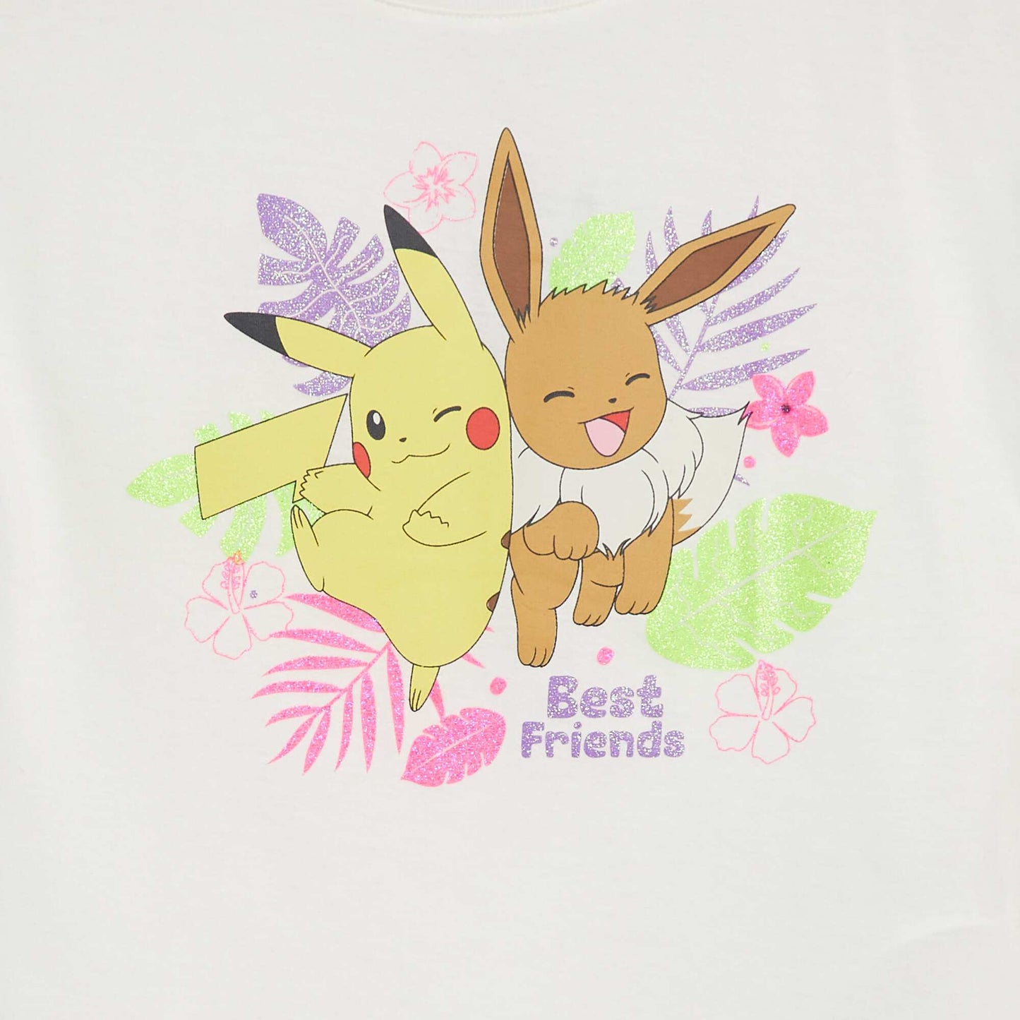 T-shirt à manches courtes 'Pokémon' BLANC