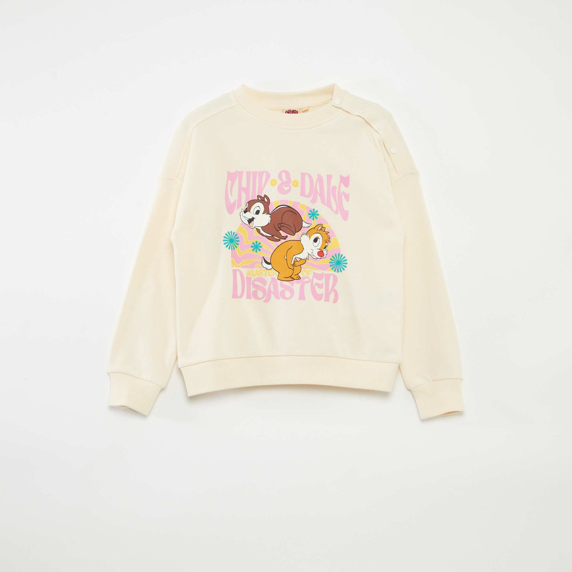 Sweat imprimé 'Tic et Tac' de 'Disney' - So Easy BEIGE