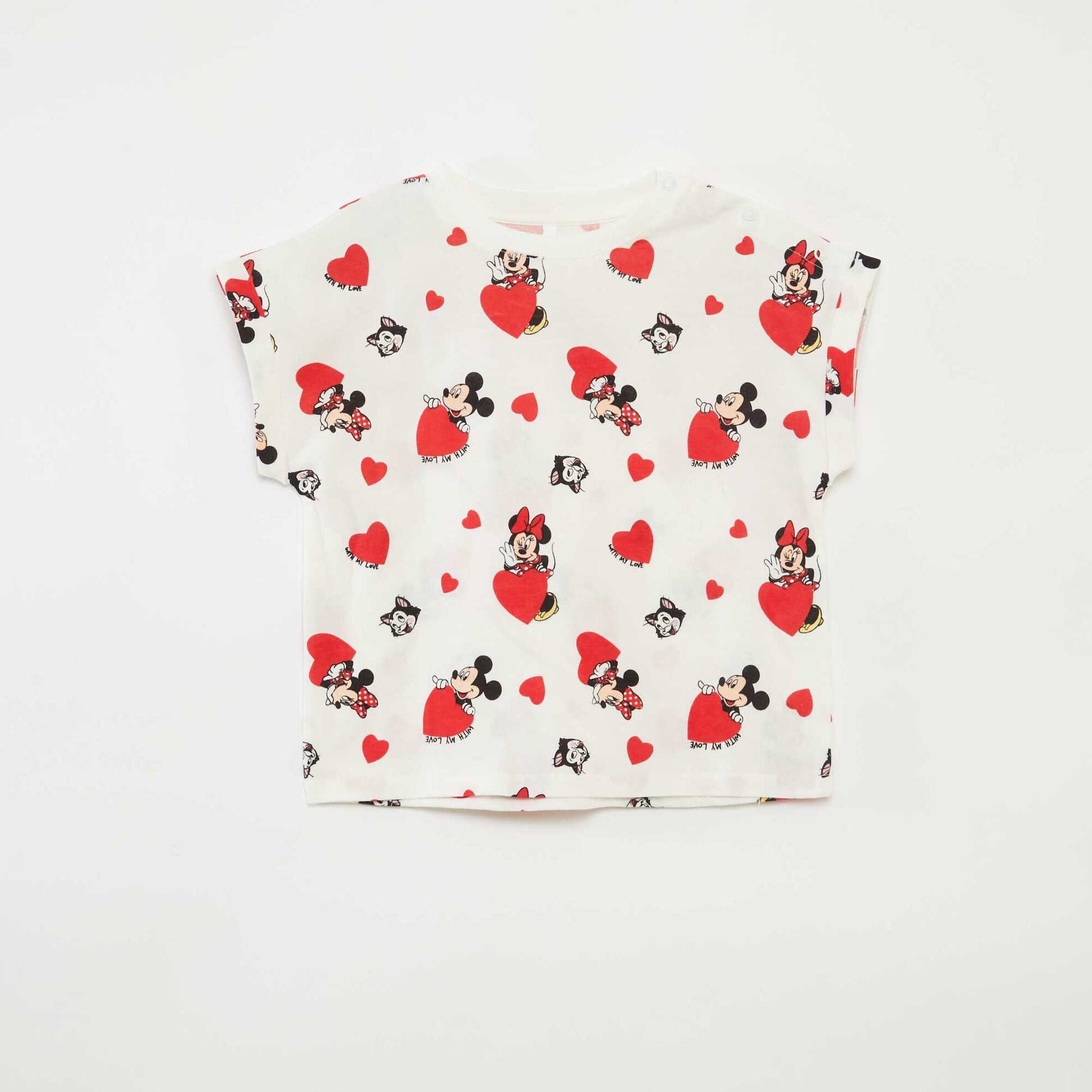 T-shirt 'Minnie et Mickey' 'Disney' - So Easy BLANC
