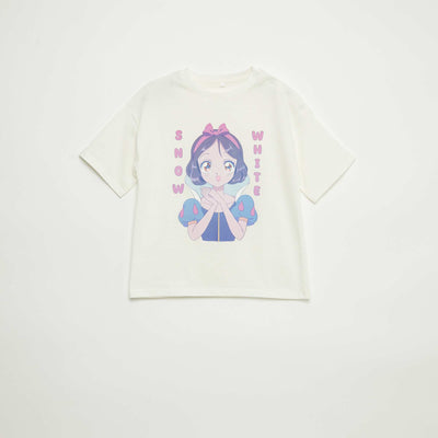 T-shirt 'Blanche Neige' 'Disney' - So Easy BLANC
