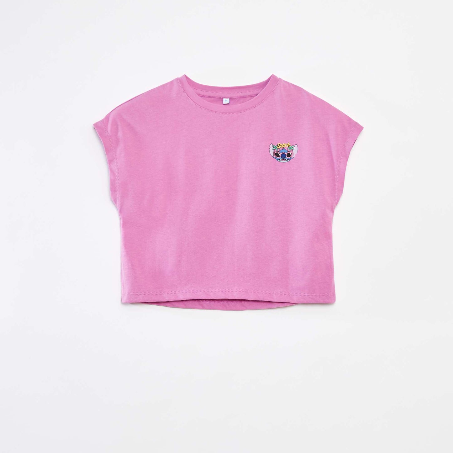 Tee-shirt manches courtes 'Stitch' VIOLET
