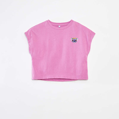 Tee-shirt manches courtes 'Stitch' VIOLET