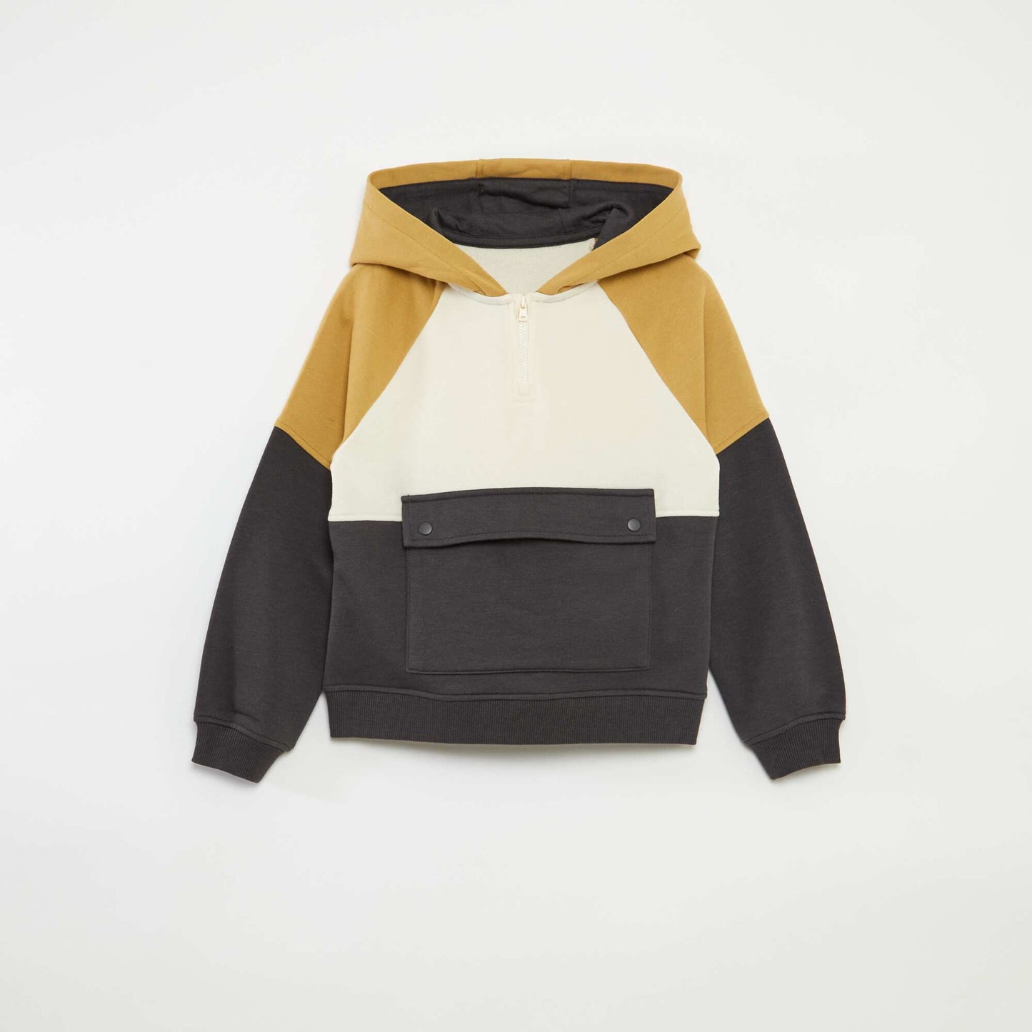 Sweat colorblock - So Easy NOIR/BLANC/BEIGE