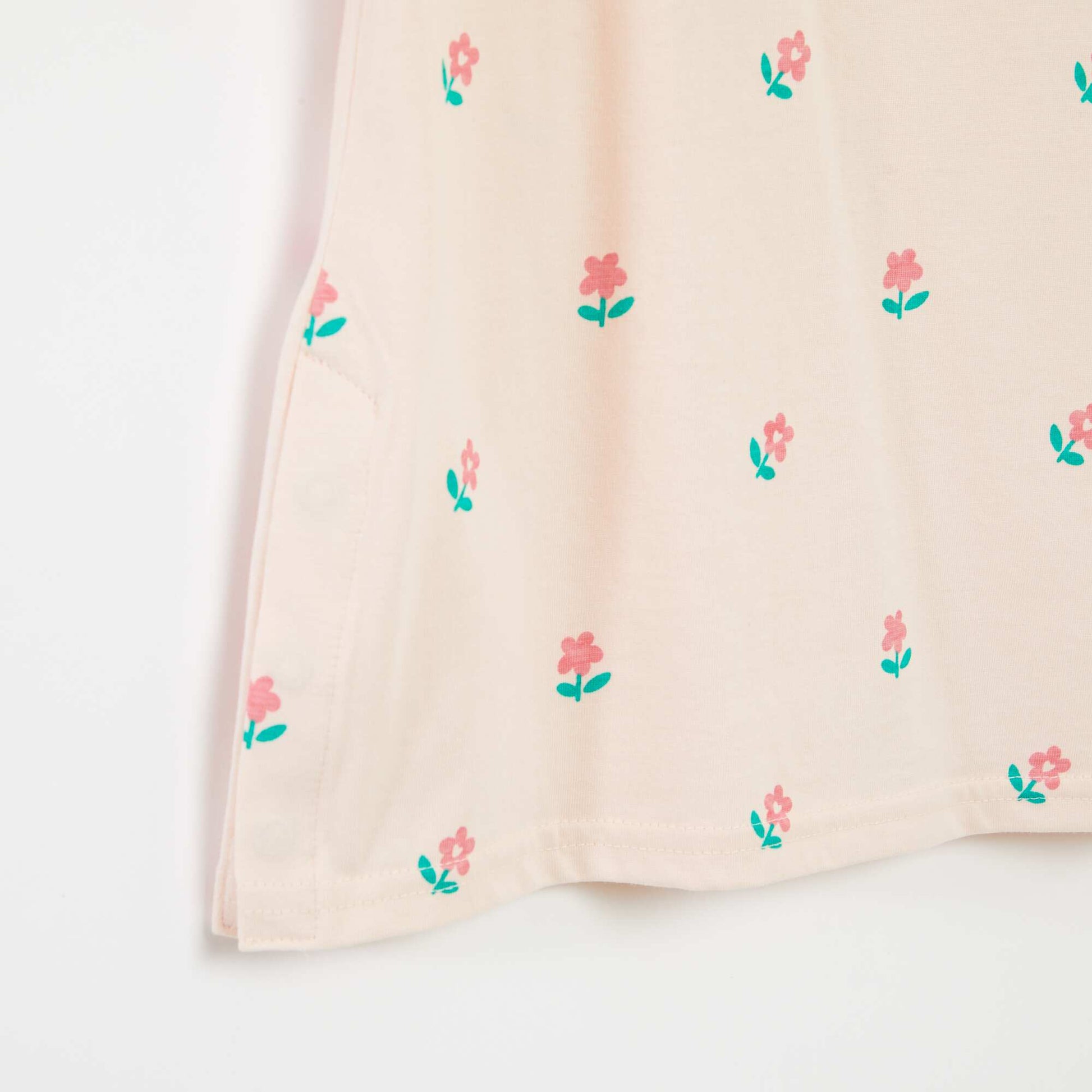 T-shirt à motif ouverture pressionnée à l'épaule - So Easy ROSE