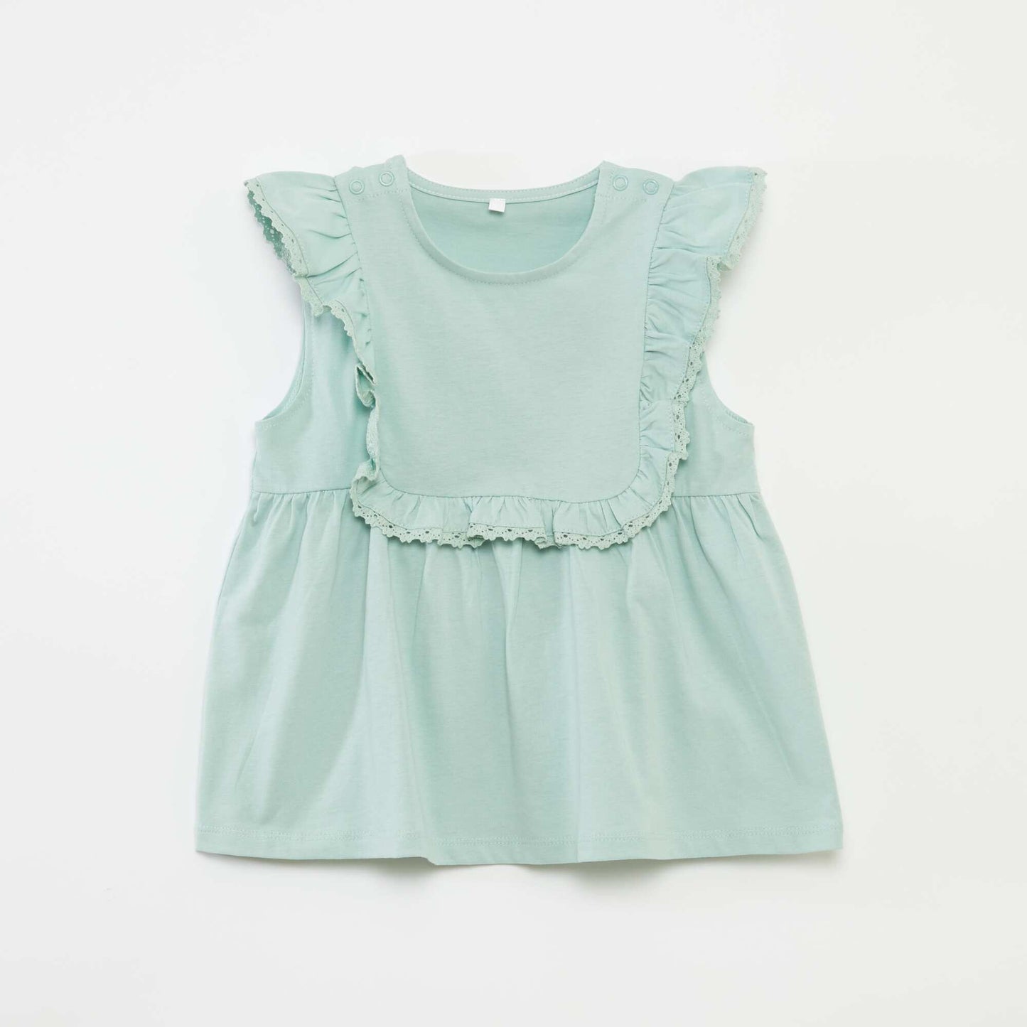 T-shirt sans manches avec volants - So Easy VERT