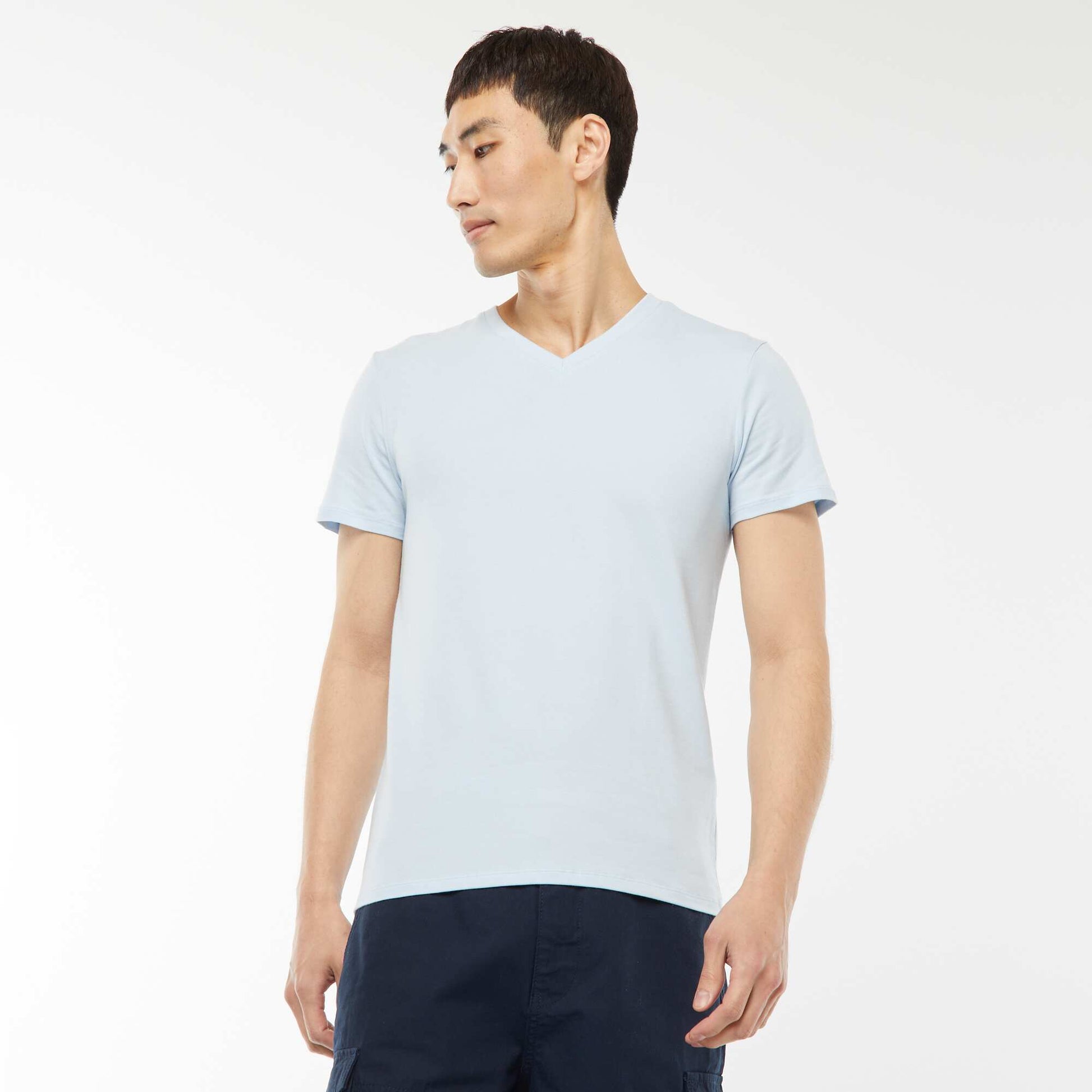 Tee-shirt regular stretch BLEU