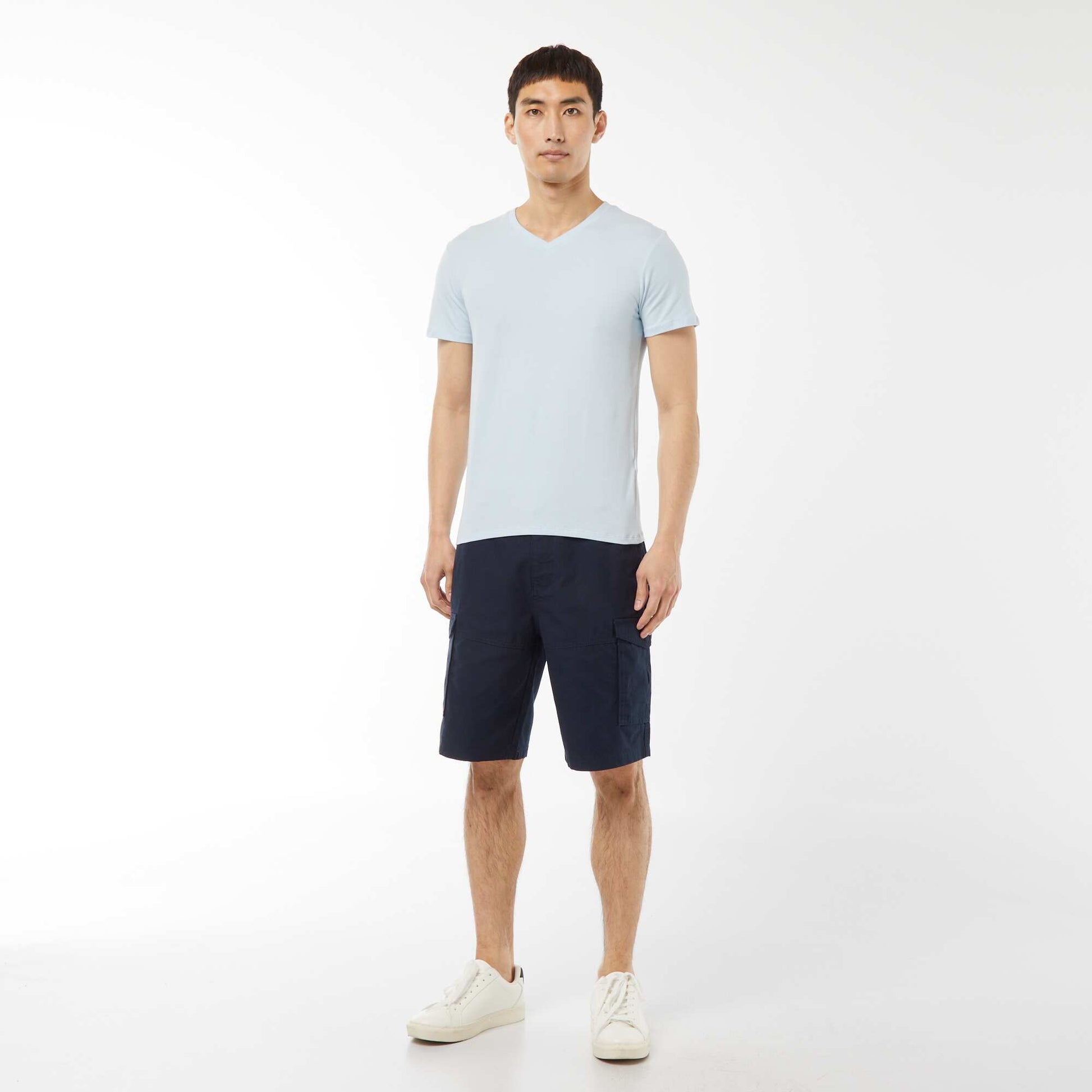 Tee-shirt regular stretch BLEU