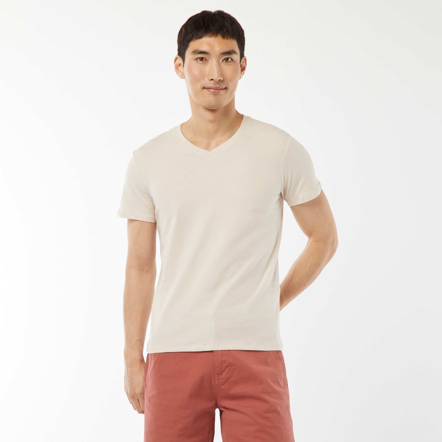 Tee-shirt regular stretch GRIS