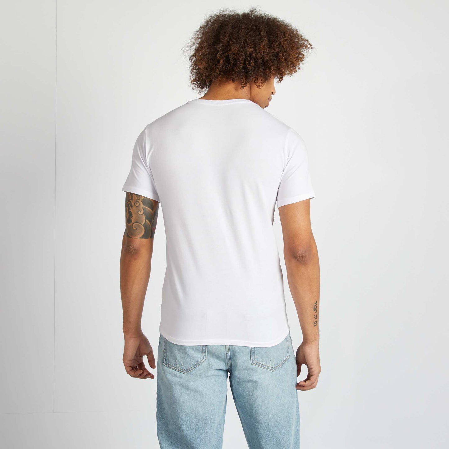 Tee-shirt regular stretch BLANC