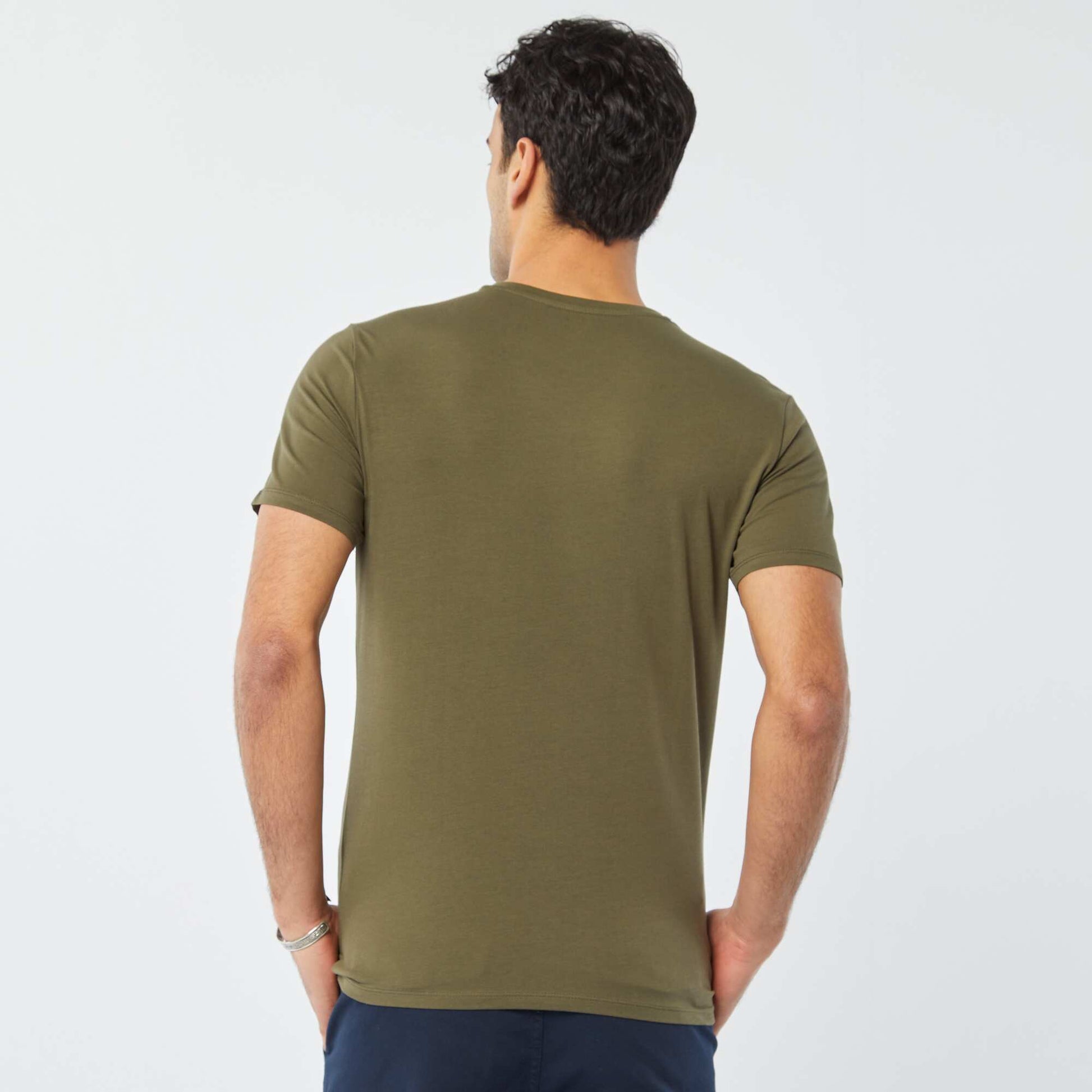 Tee-shirt regular stretch KAKI