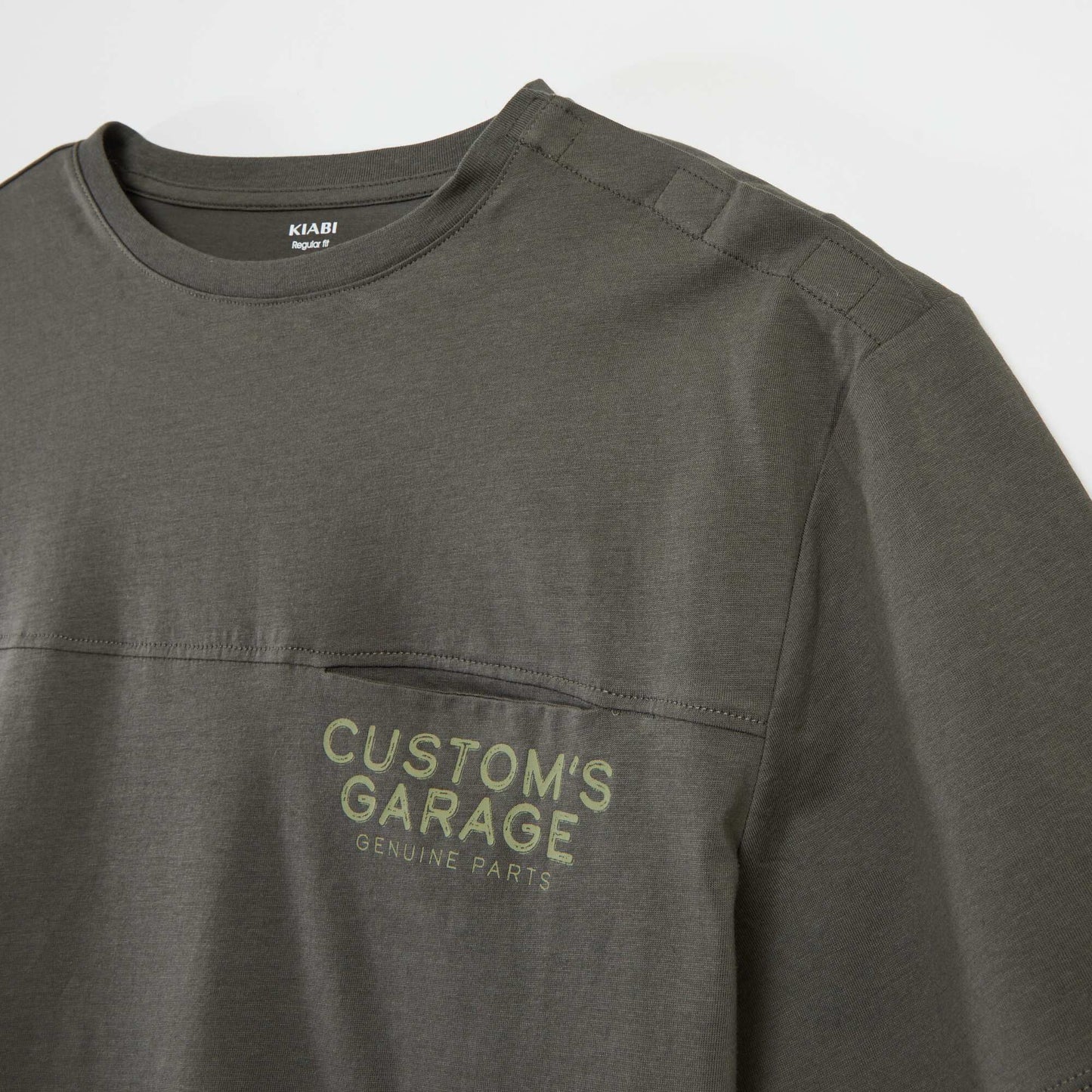 T-shirt manches courtes imprimé - So Easy KAKI