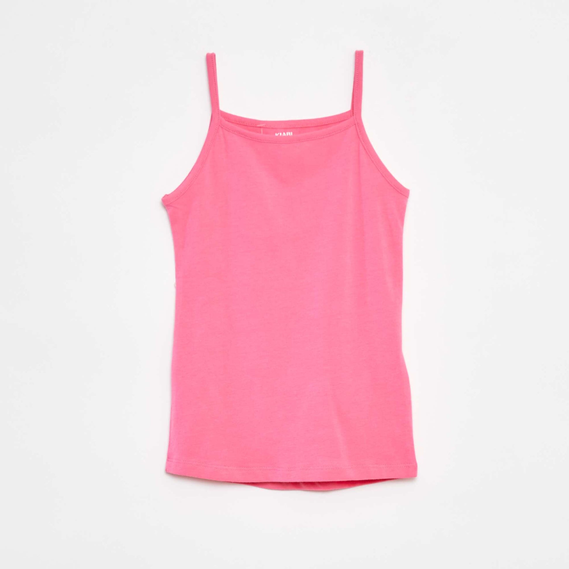Lot de 2 débardeurs en coton stretch ROSE