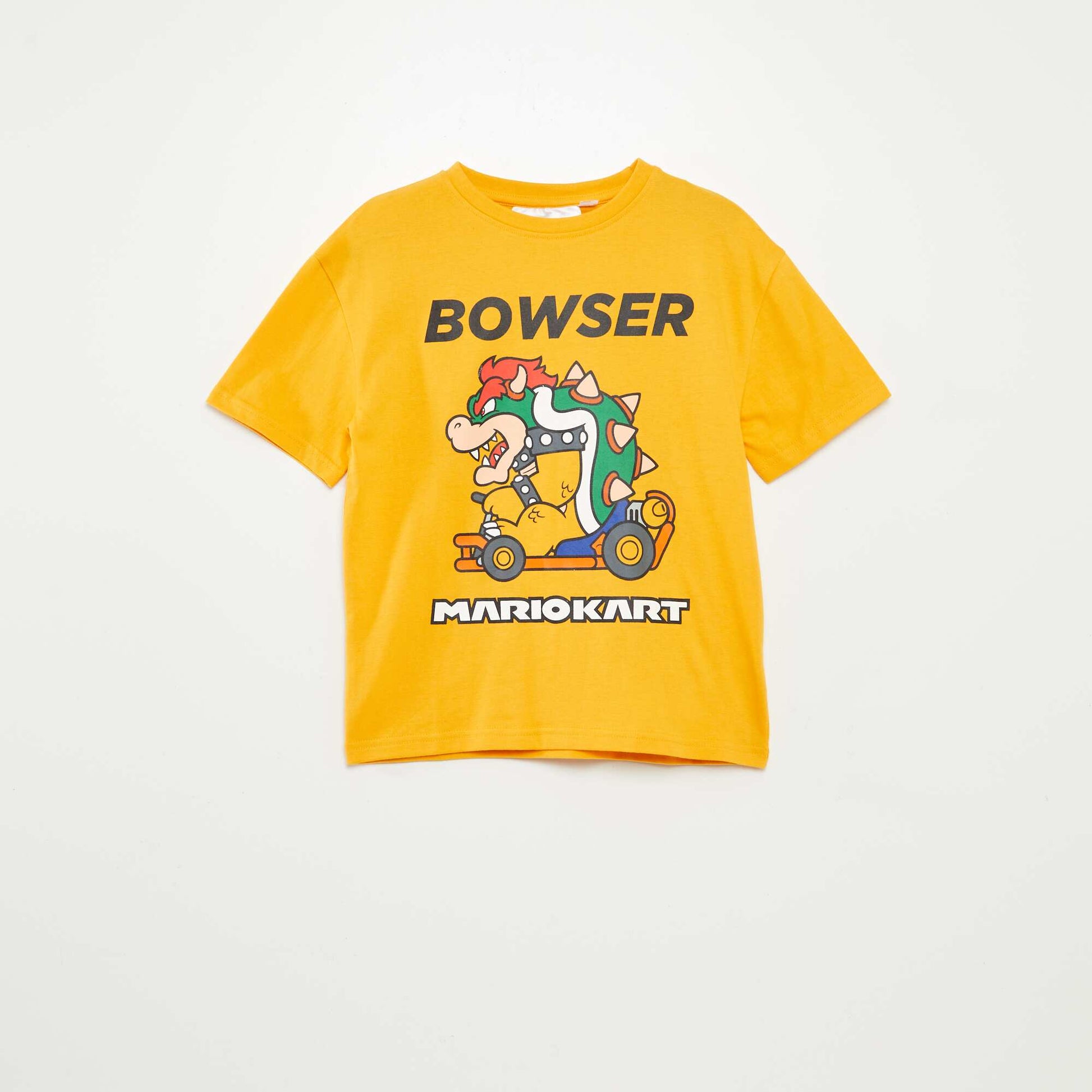 T-shirt 'Bowser' 'Mario' 'Super Nintendo' JAUNE