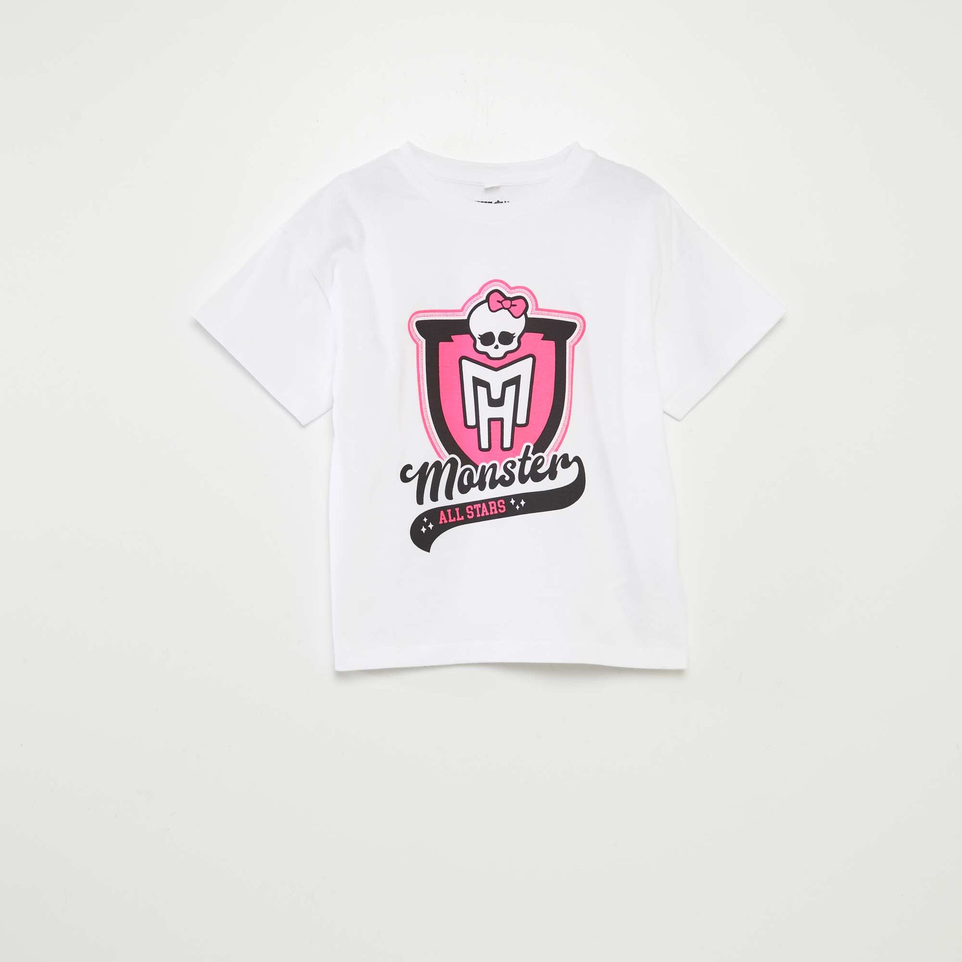 T-shirt 'Monster High' manches courtes BLANC