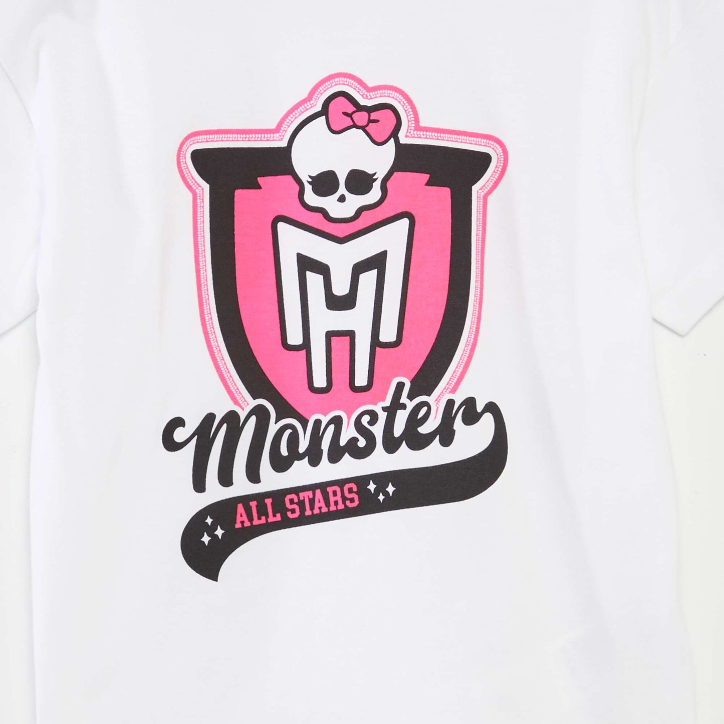 T-shirt 'Monster High' manches courtes BLANC