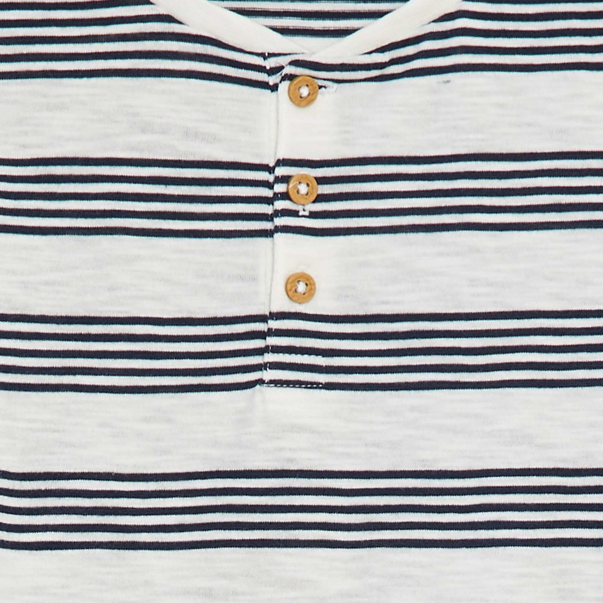 Polo à col tunisien BLEU