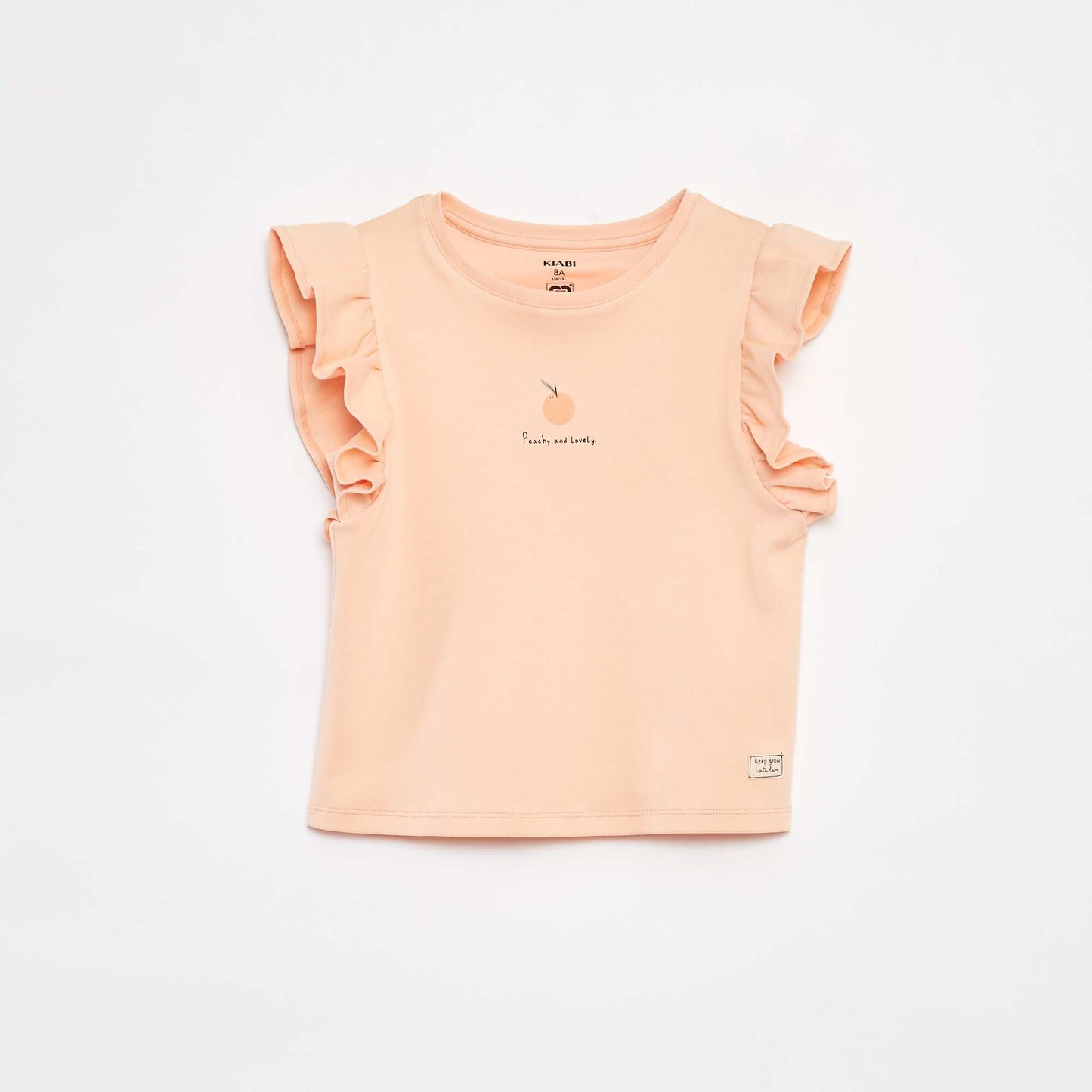T-shirt à volants - cradle to cradle ORANGE