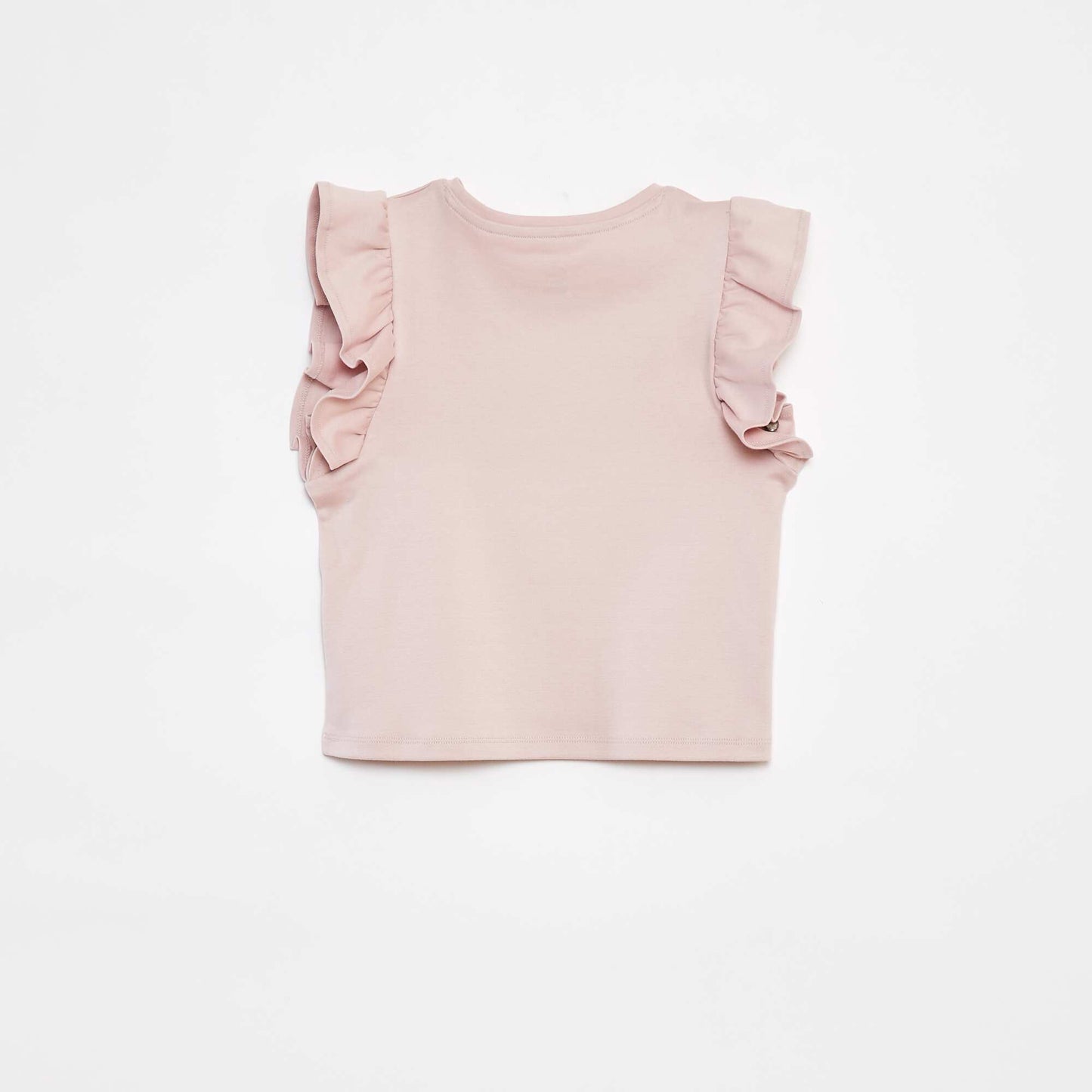 T-shirt à volants - cradle to cradle ROUGE