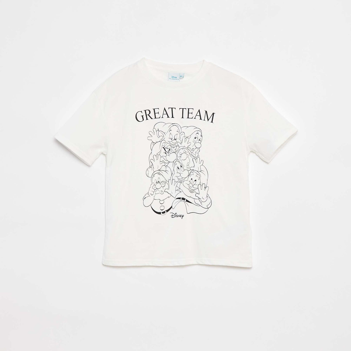 T-shirt 'Les 7 nains' 'Disney' BLANC
