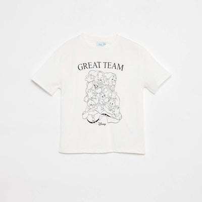 T-shirt 'Les 7 nains' 'Disney' BLANC