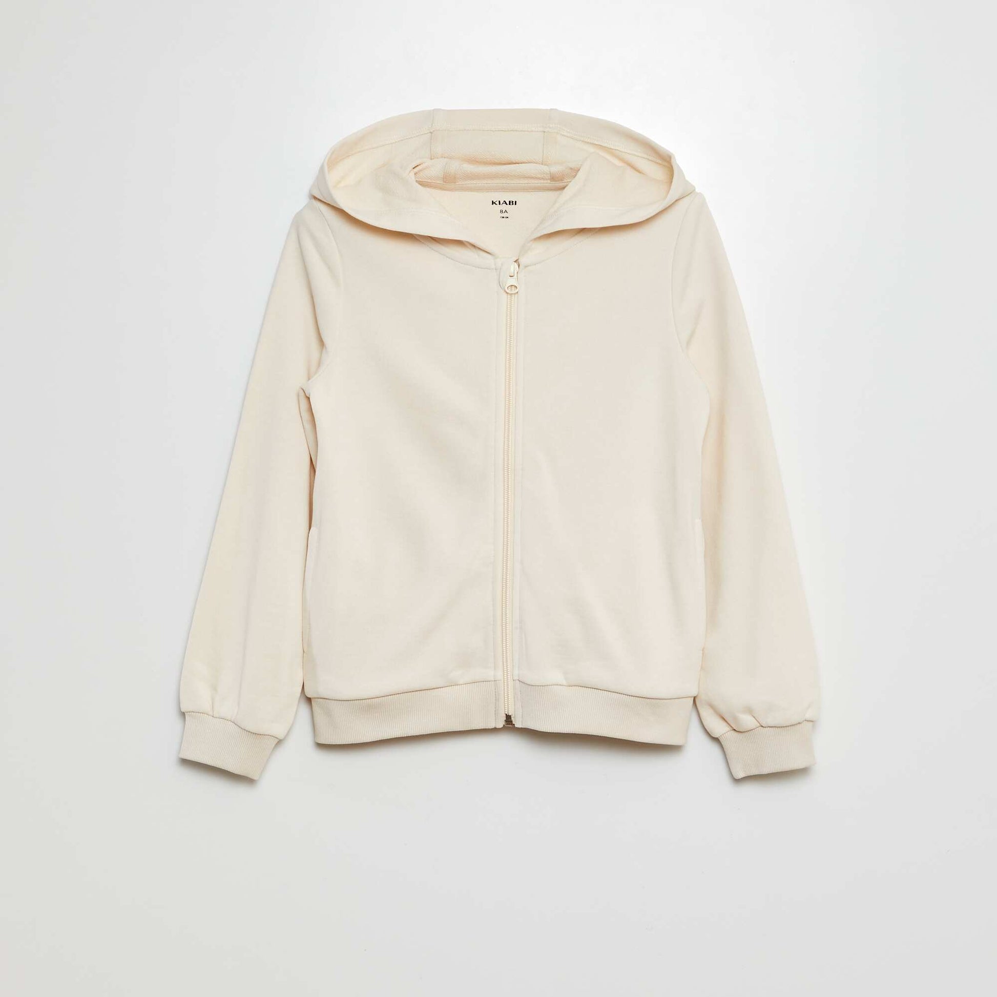 Sweat à capuche uni BLANC