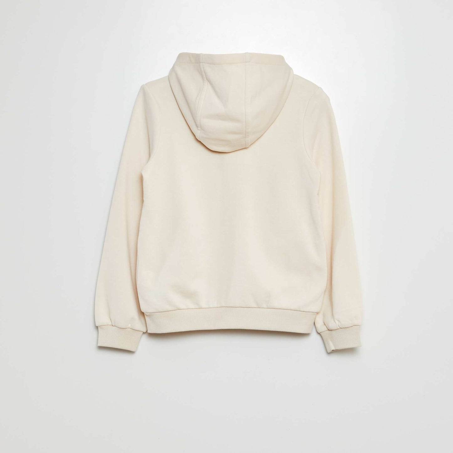 Sweat à capuche uni BLANC