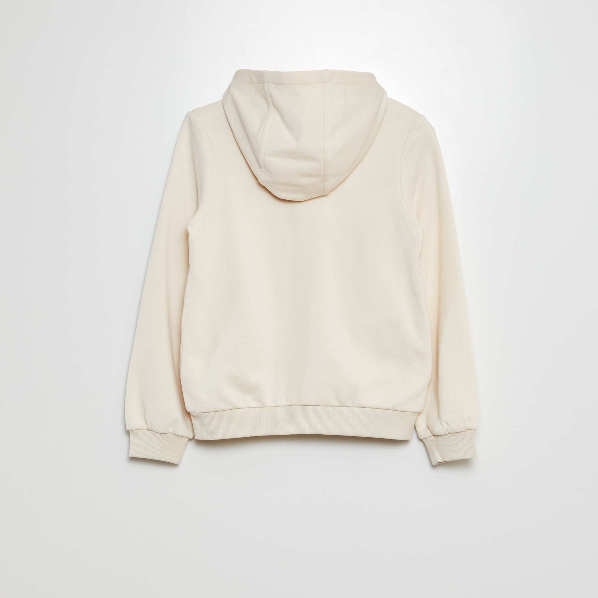 Sweat à capuche uni BLANC