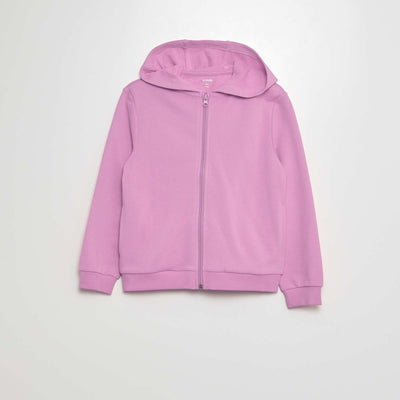 Sweat à capuche uni VIOLET