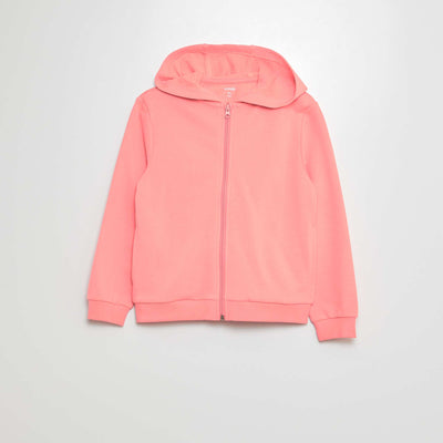 Sweat à capuche uni ROSE