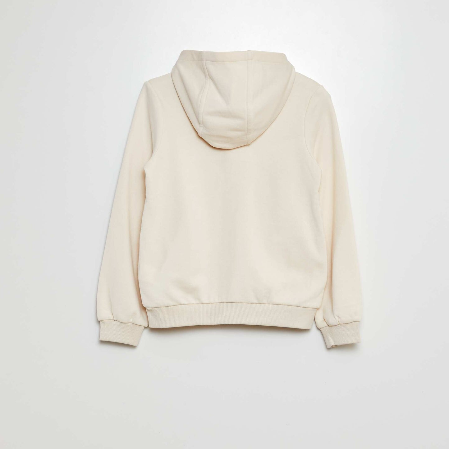 Sweat à capuche uni BLANC