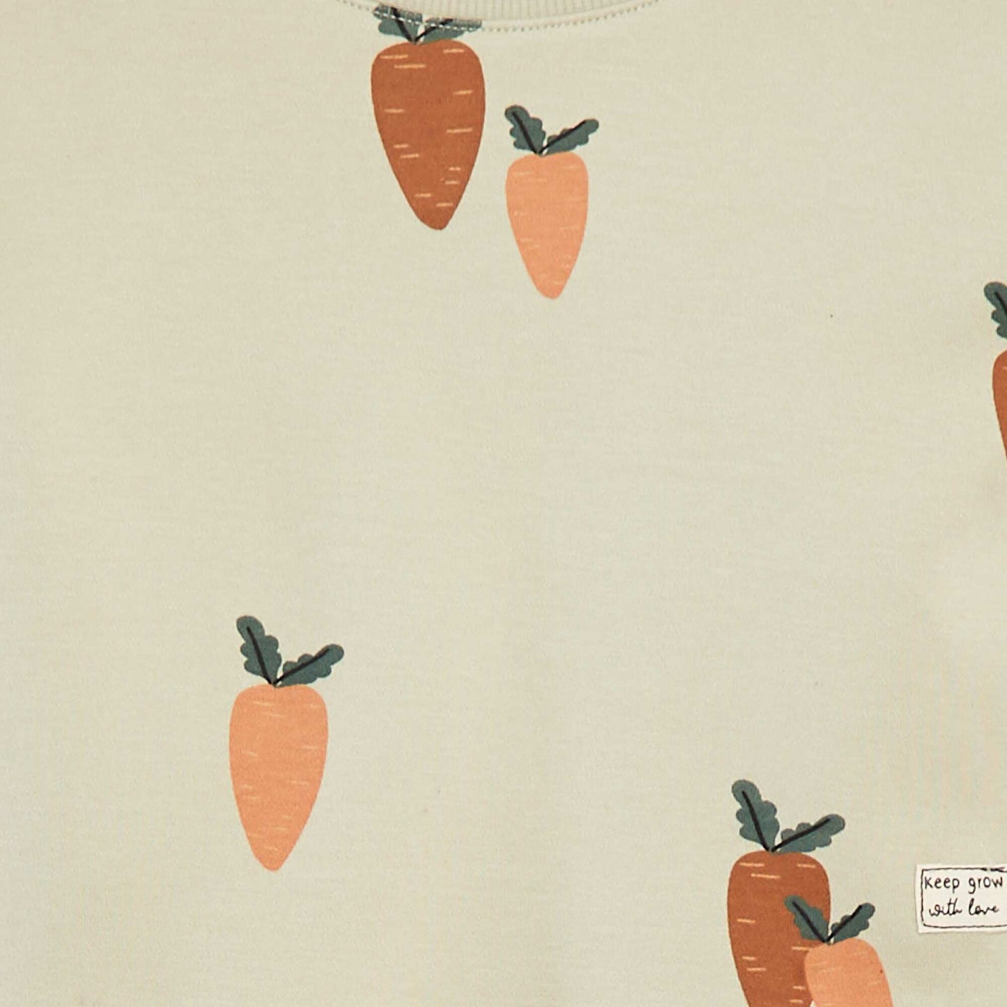 T-shirt à manches courte imprimé - cradle to cradle VERT