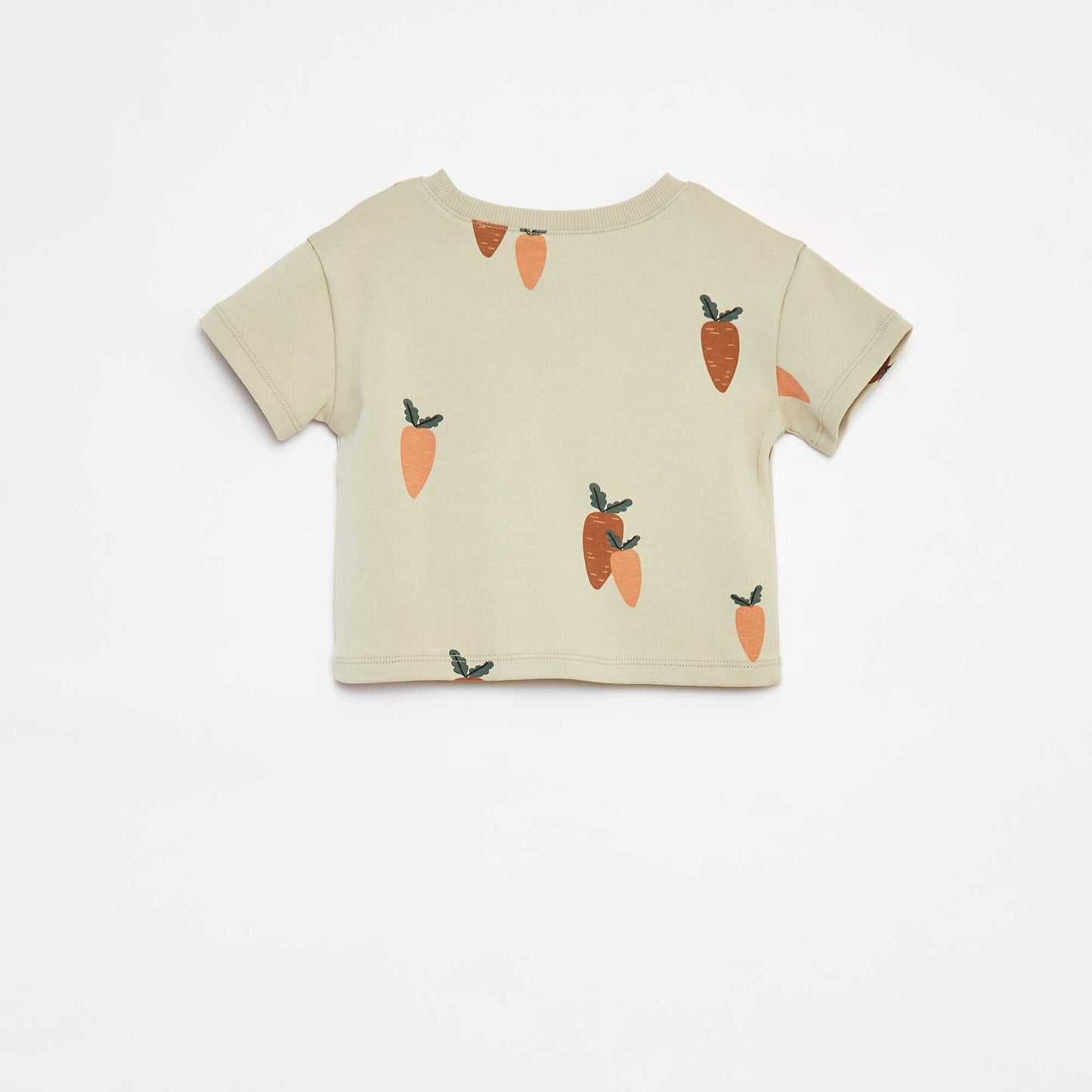 T-shirt à manches courte imprimé - cradle to cradle VERT