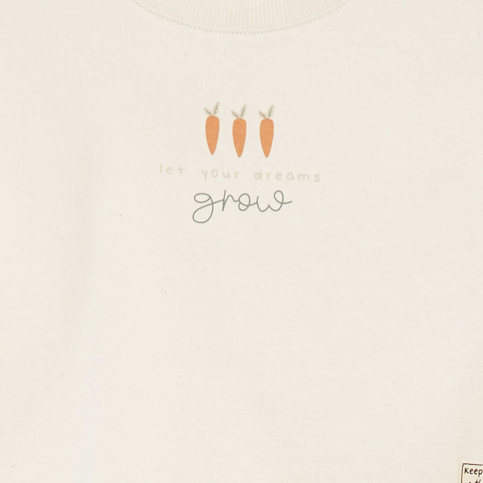 T-shirt à manches courte imprimé - cradle to cradle BLANC
