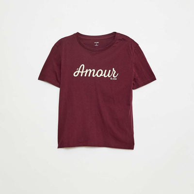 Tee-shirt imprimé - So Easy BORDEAUX