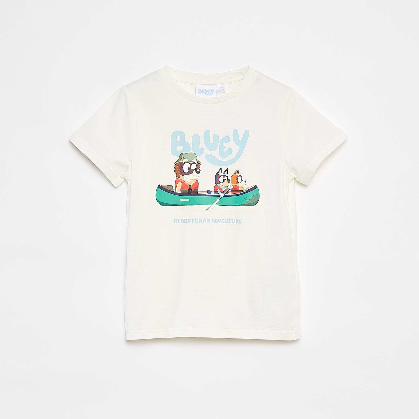 T-shirt imprimé 'Bluey' manches courtes BLANC