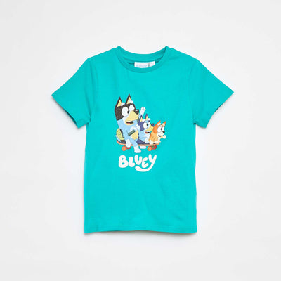 T-shirt imprimé 'Bluey' manches courtes VERT