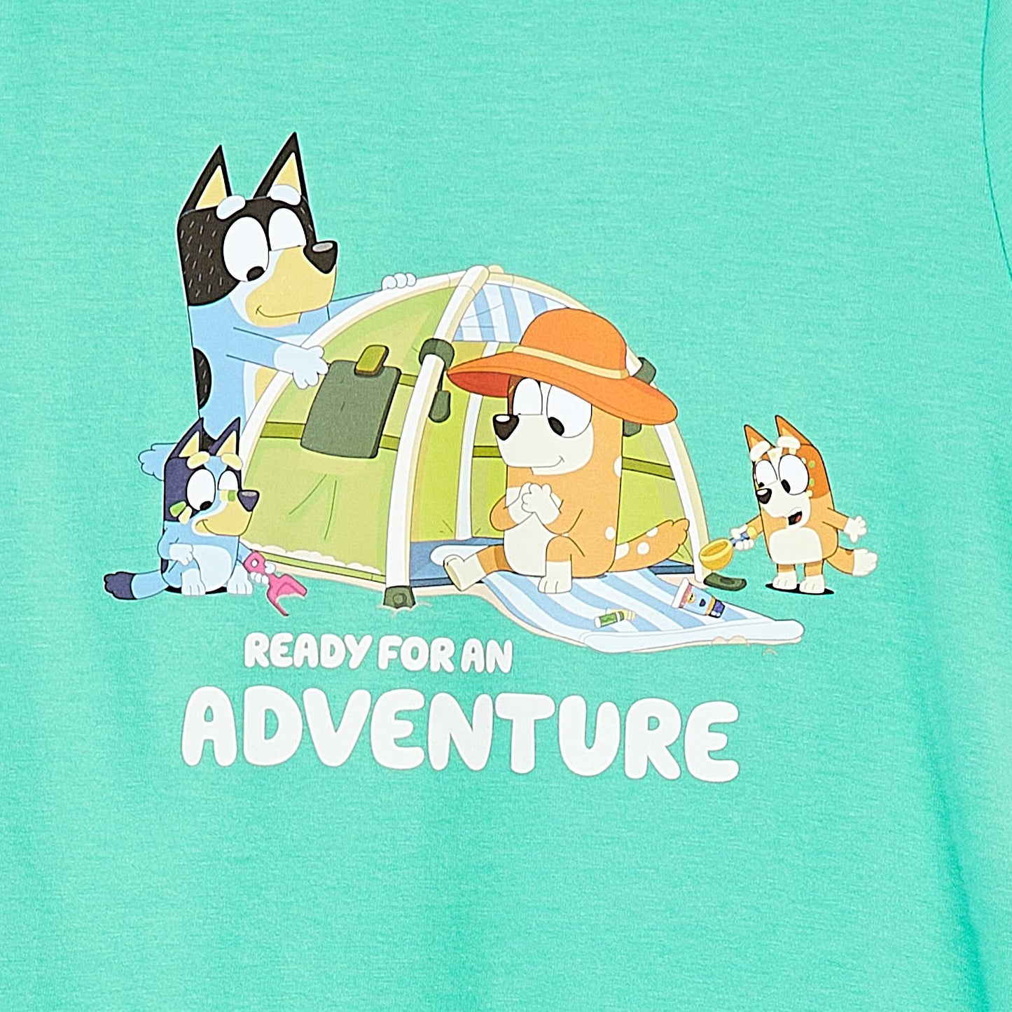 T-shirt imprimé 'Bluey' manches courtes VERT