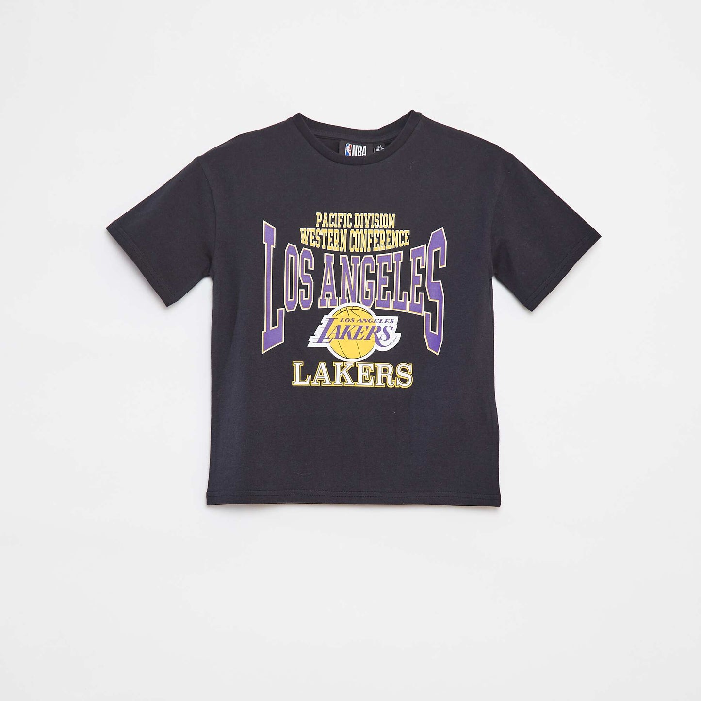 T-shirt loose à manches courtes 'NBA' NOIR