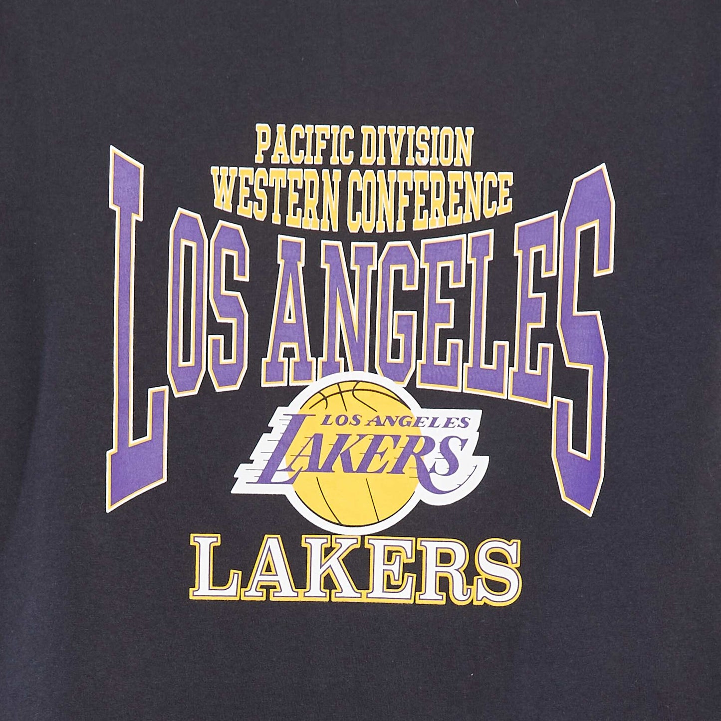 T-shirt loose à manches courtes 'NBA' NOIR