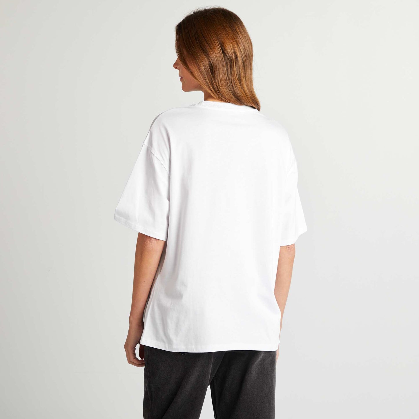 T-shirt oversize 'la Voz' BLANC