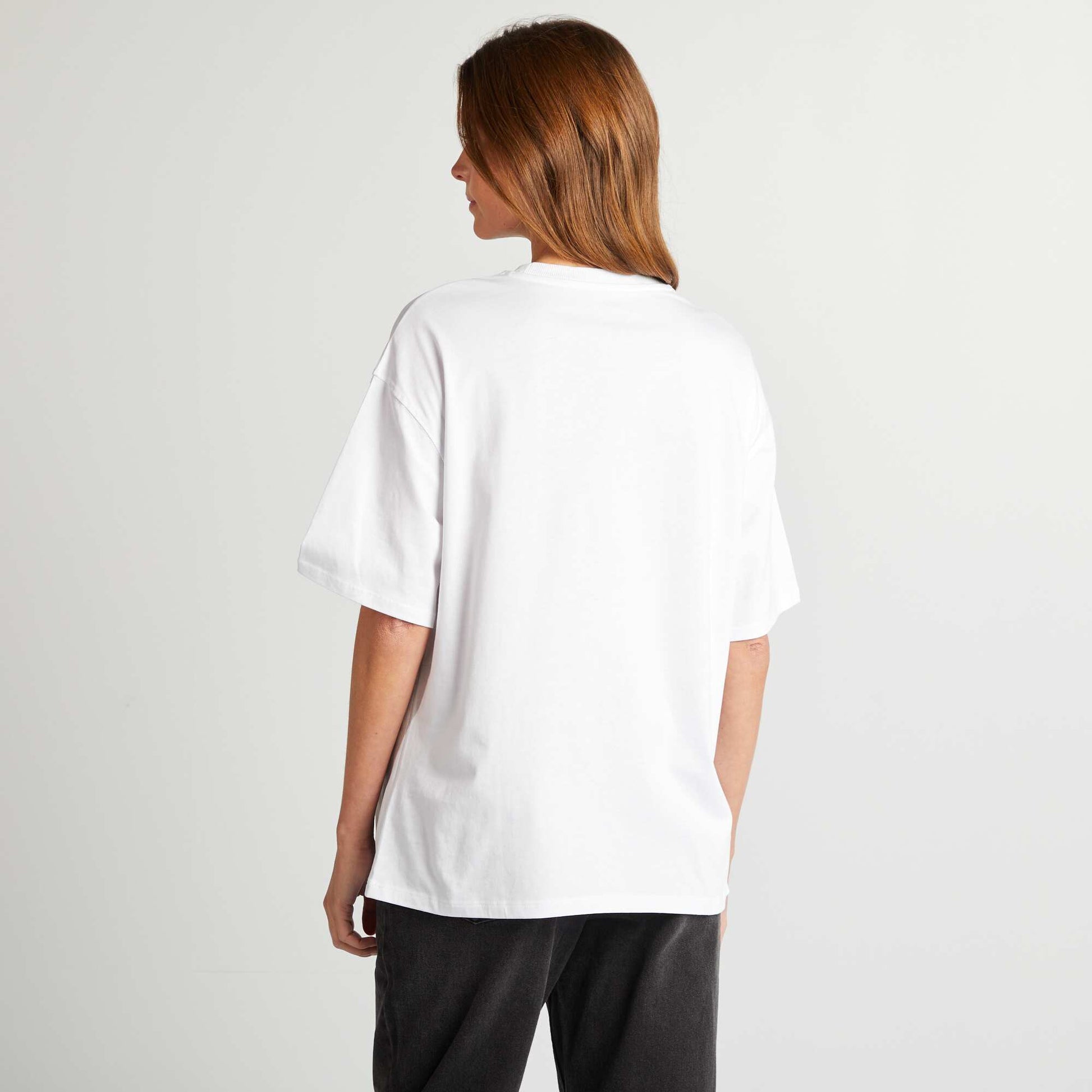 T-shirt oversize 'la Voz' BLANC